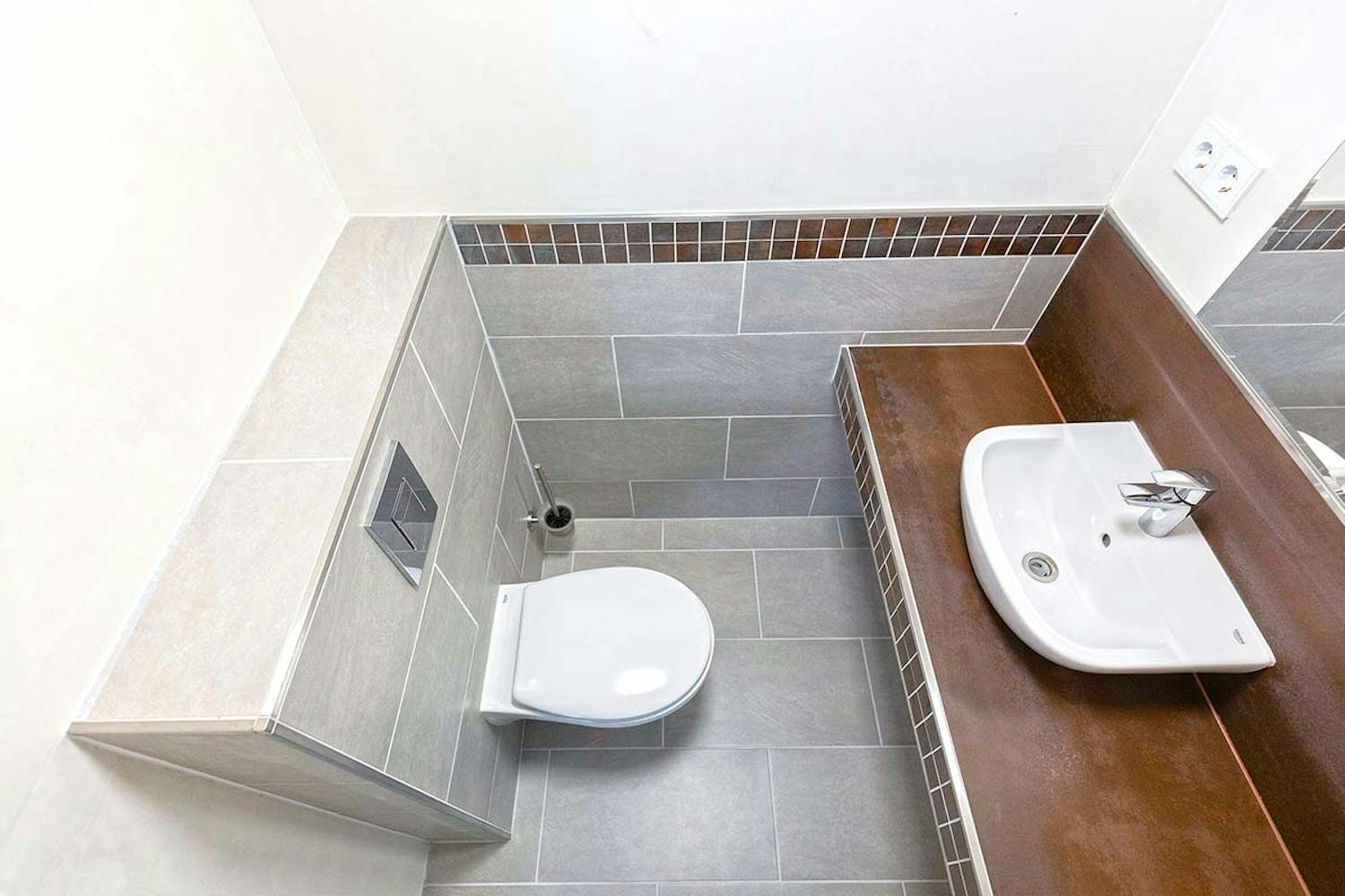 Gæstetoilet på under 2 m2 Gæstetoilet på under 2 m2